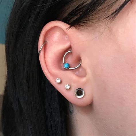 ear gauges and tunnels